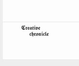 Profile picture of user: creativechronicle